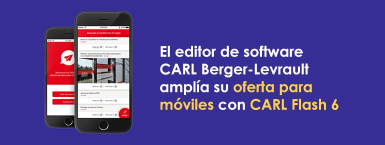 El editor de software CARL Berger-Levrault amplía su oferta para móviles con CARL Flash 6