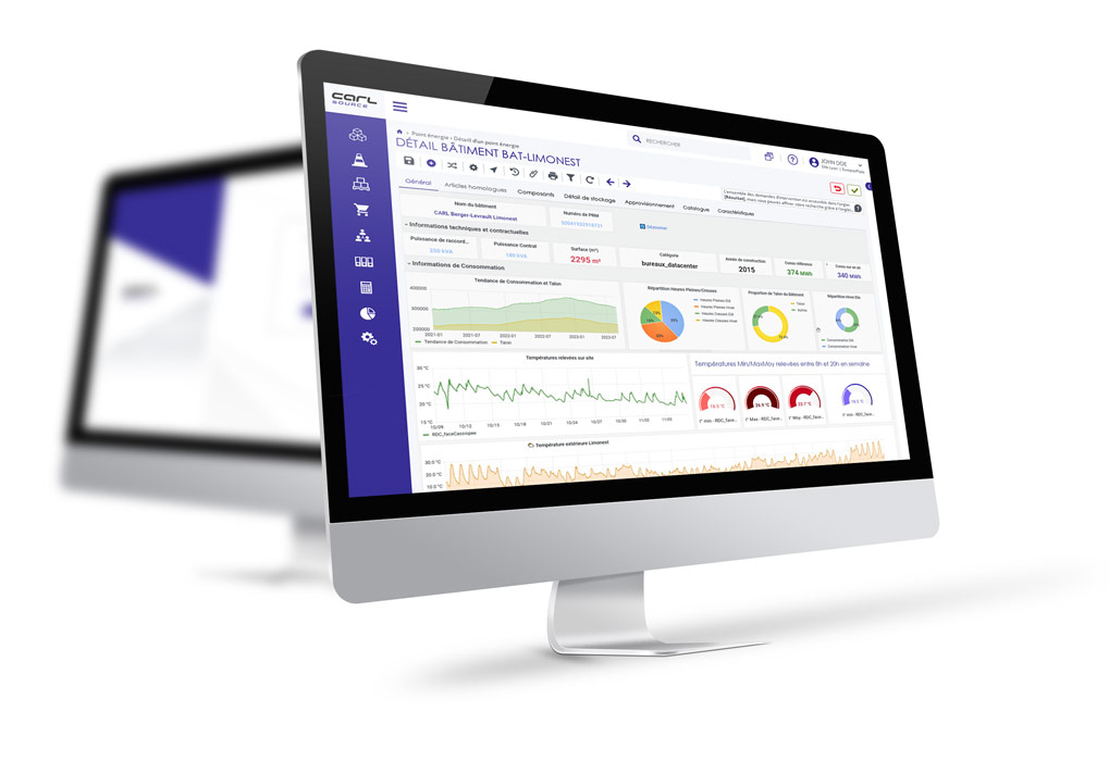 CARL Energy Datavisualisation optimisation performance énergétique décret tertiaire GMAO EAM