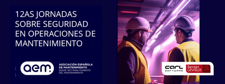 Cita en Madrid para las 12as Jornadas sobre la Seguridad en Operaciones de Matenimiento
